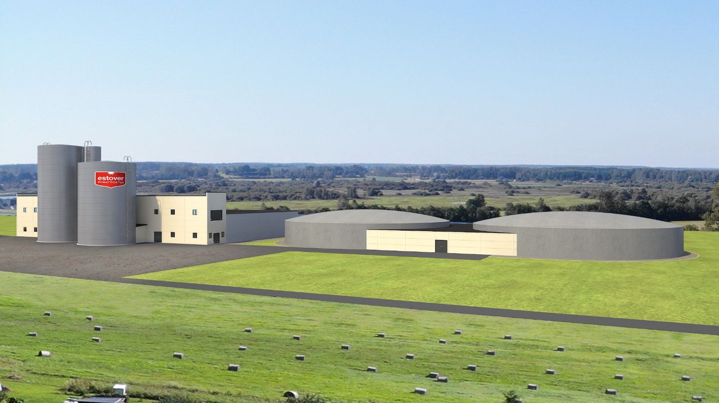 Estover Piimatööstus OÜ rajab Elva valda Kaarlijärve külla meiereid energiaga varustava biogaasijaama.