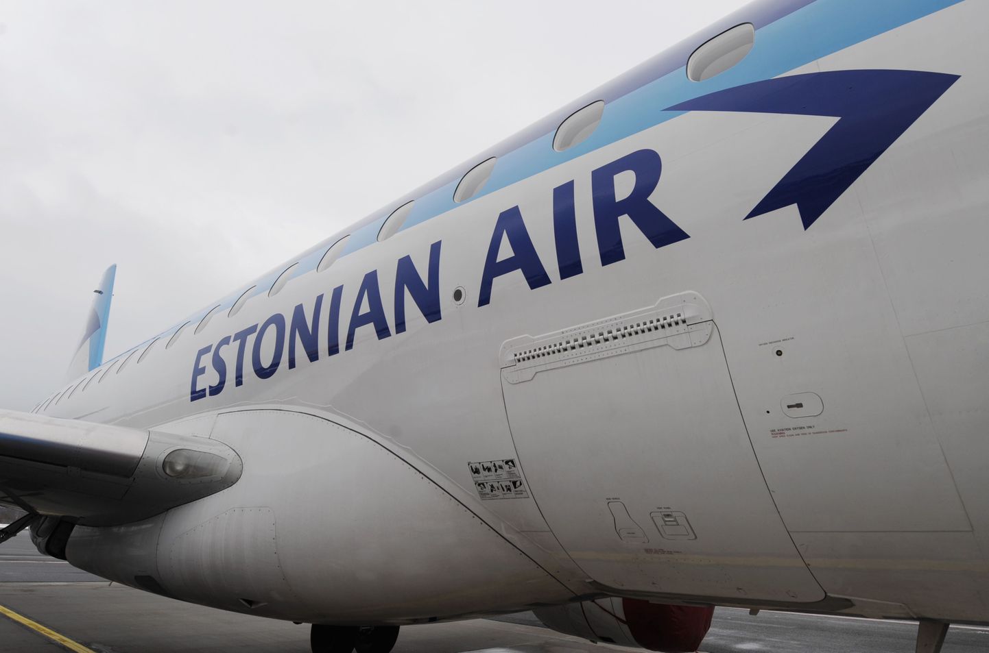 Иллюстративный снимок. Самолет Estonian Air.