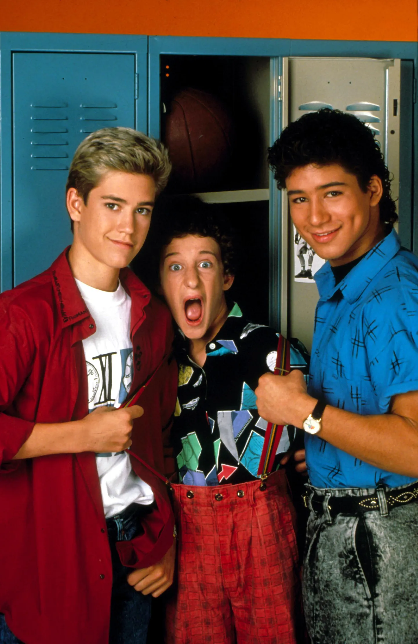 Päästja koolikella staarid Mark Paul Gosselaar, Dustin Diamond ja Mario Lopez