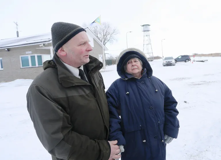 Artur Pungase tütrepoeg Lembit Lühi ja tütar Õie Lühi.