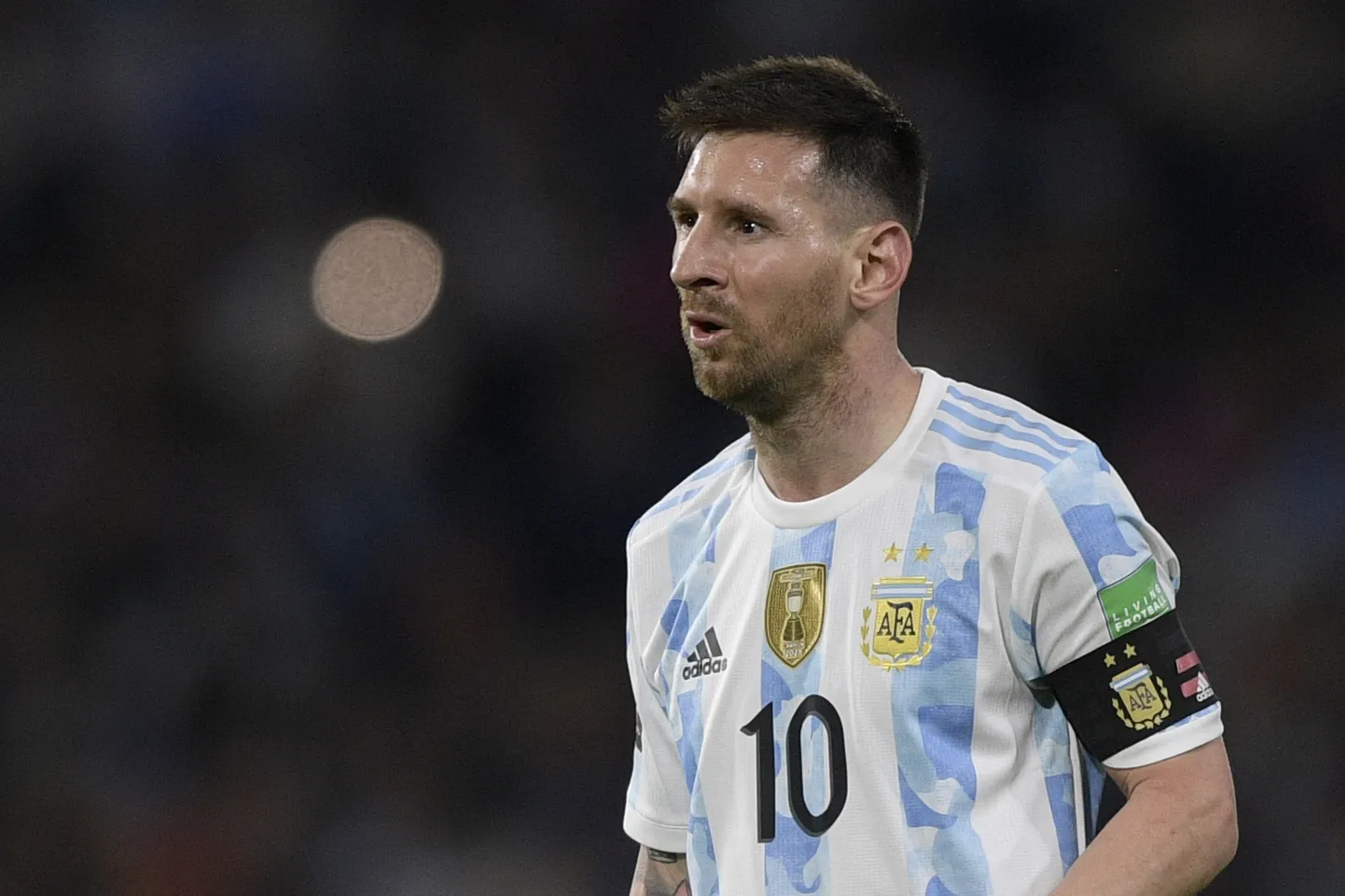 Lionel Messi Argentina koondise särgis.