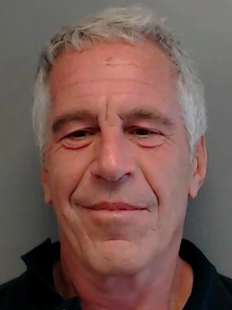 Jeffrey Epstein politseifotol