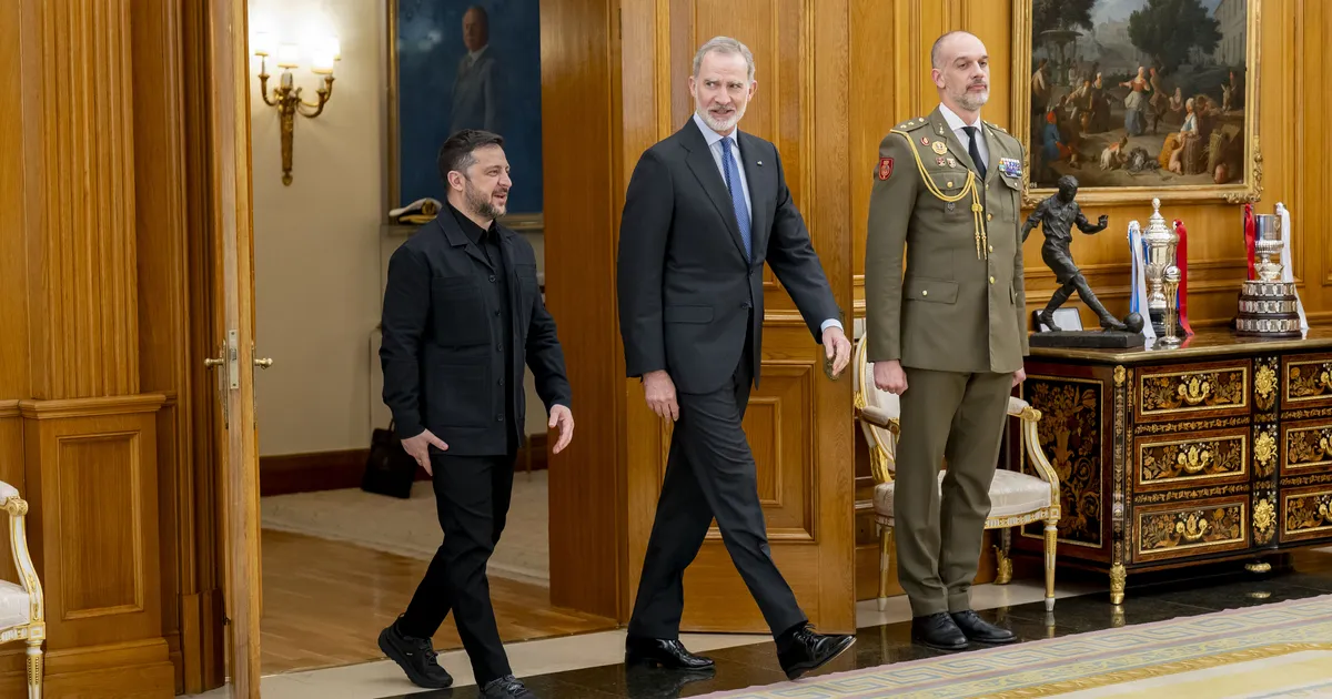 Ukraina president Volodõmõr Zelenskõi kohtus kolmapäeval visiidi käigus Hispaania kuningaga ja sõlmis kohalike tehnoloogiafirmadega neli koostöölepingut, teatas