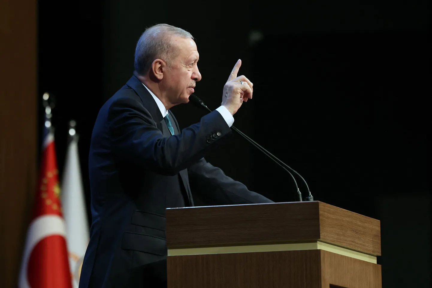 Türgi president Recep Tayyip Erdoğan arutas pealinnas Ankaras korraldatud konverentsil Palestiina tuleviku üle.