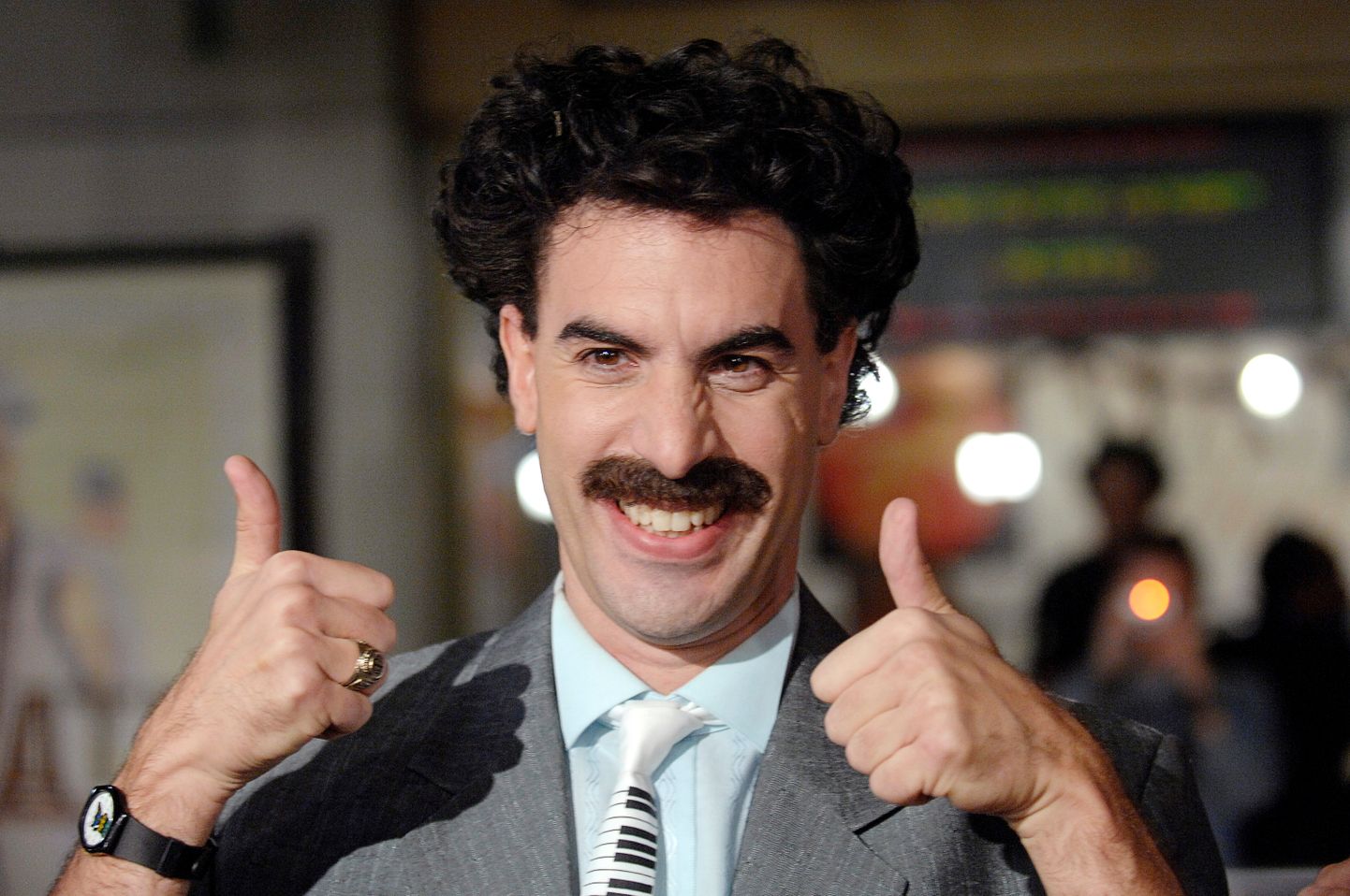Näitleja Sacha Baron Cohen ehk Borat.