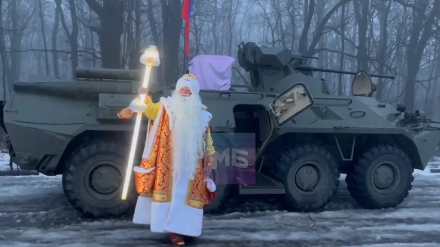Необычное появление Деда Мороза в Белгороде