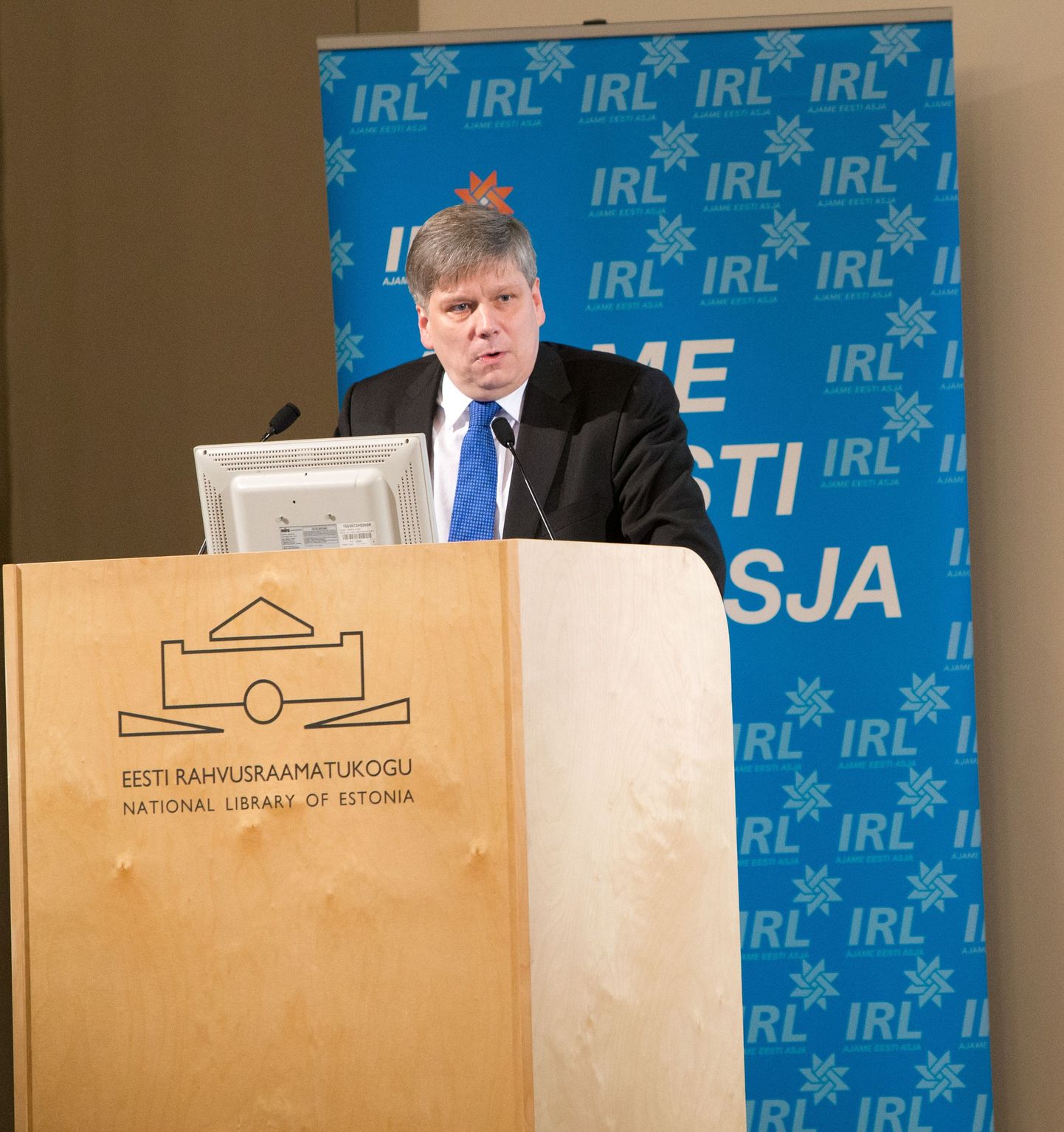Kiisler kuu aja eest IRLi Tallinna piirkonna üldkogul.