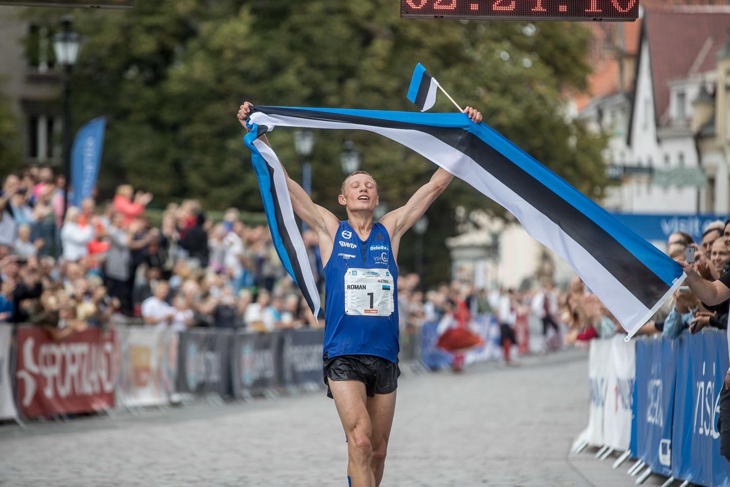 Roman Fosti 2018. aastal Tallinna ­maratonil.