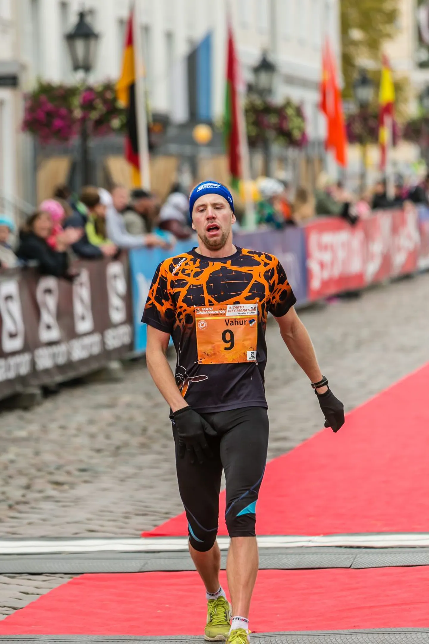 Sarja liider Vahur Teppan jooksurajal