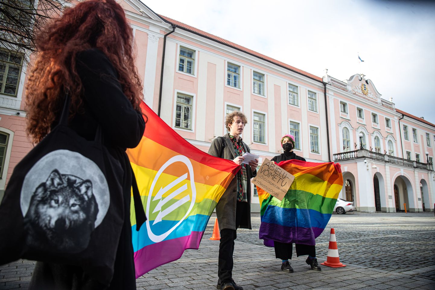 Демонстраця в поддержку ЛГБТ в Таллинне, 2021 год.