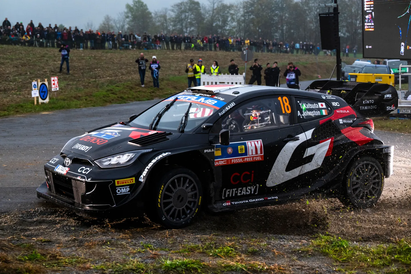 Takamoto Katsuta võitis Kesk-Euroopa rallil pühapäevase arvestuse ja punktikatse.