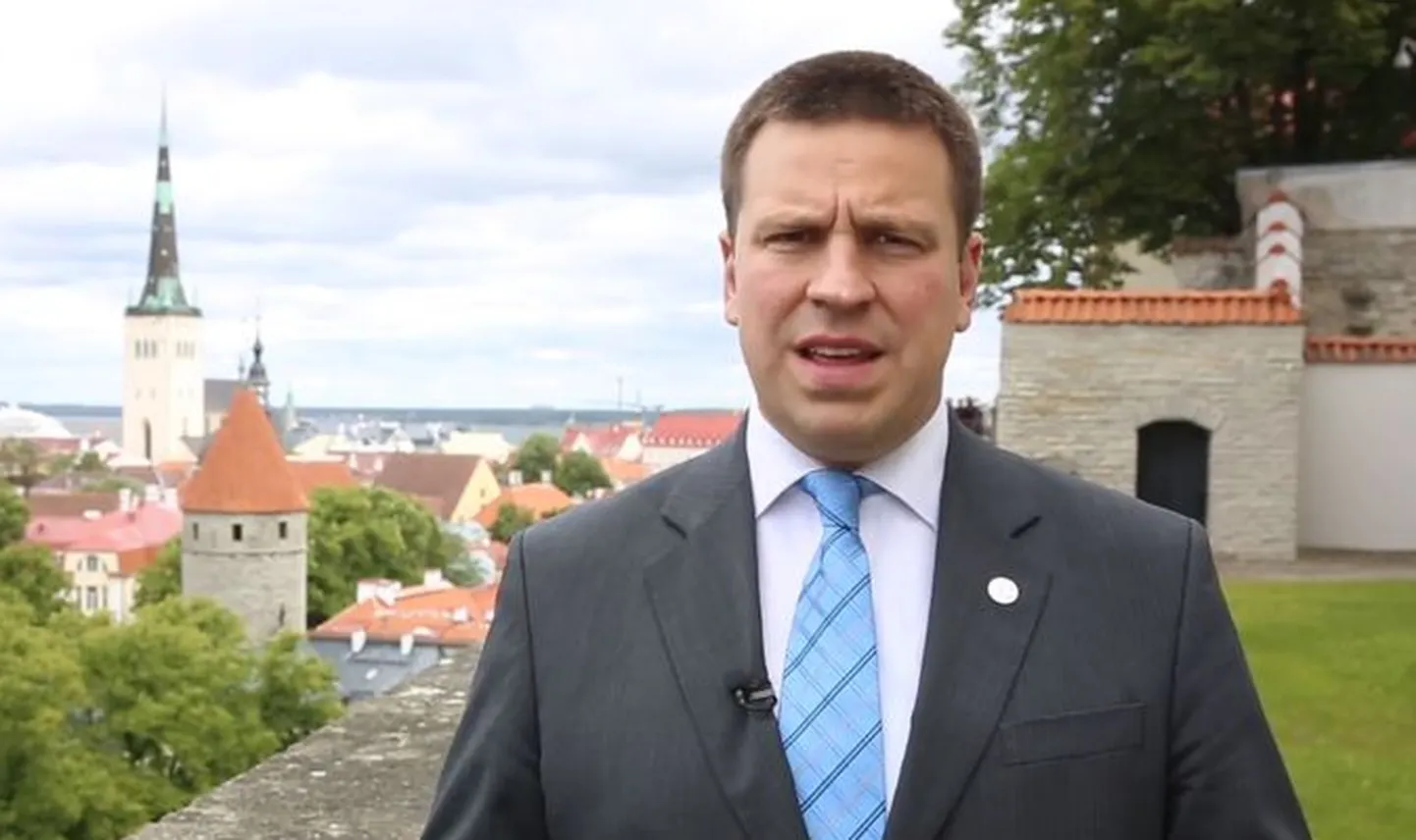 Kuvatõmmis videost, Jüri Ratas.