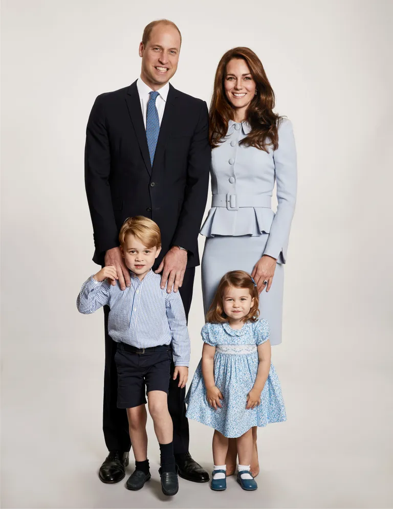 Prints William, hertsoginna Catherine, prints George ja printsess Charlotte