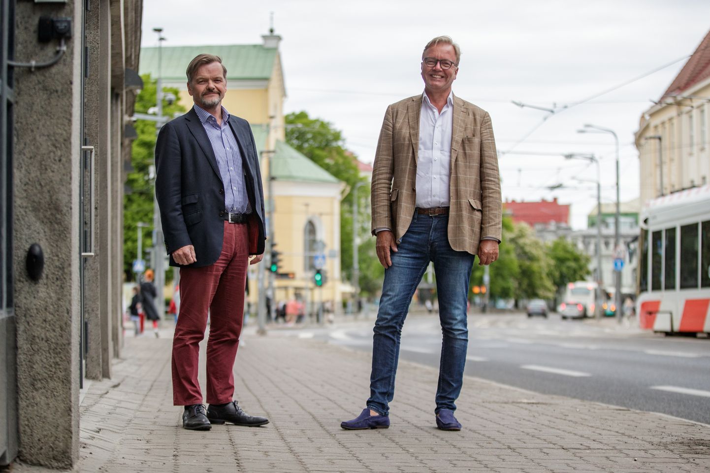 31.05.2021, Tallinn
Äripartnerid Joakim Helenius ja Torfinn Losvik.
Foto Mihkel Maripuu, Postimees