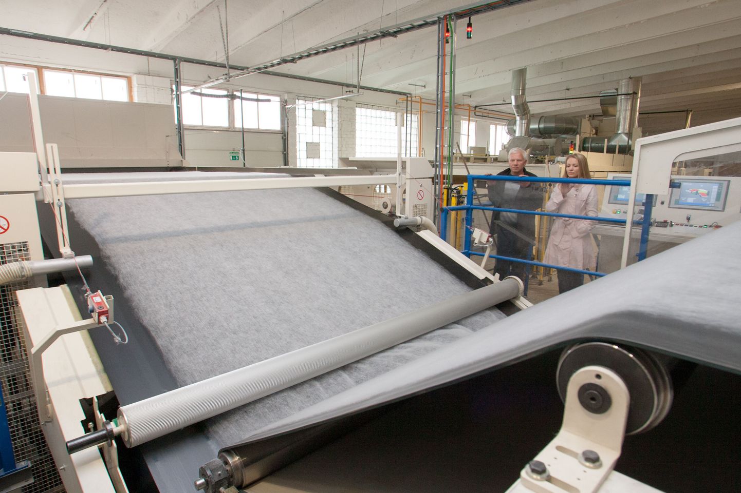 Toom Tekstiili tekstiilijäätmete töötlemise tehas.
