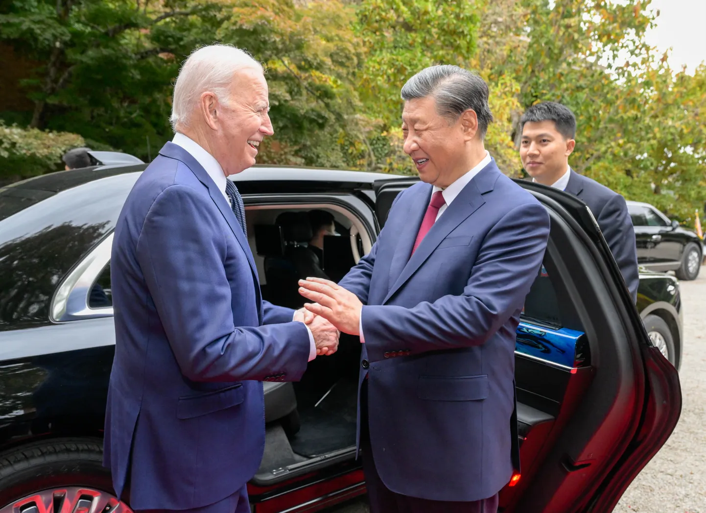 Joe Biden ja Xi Jinping.