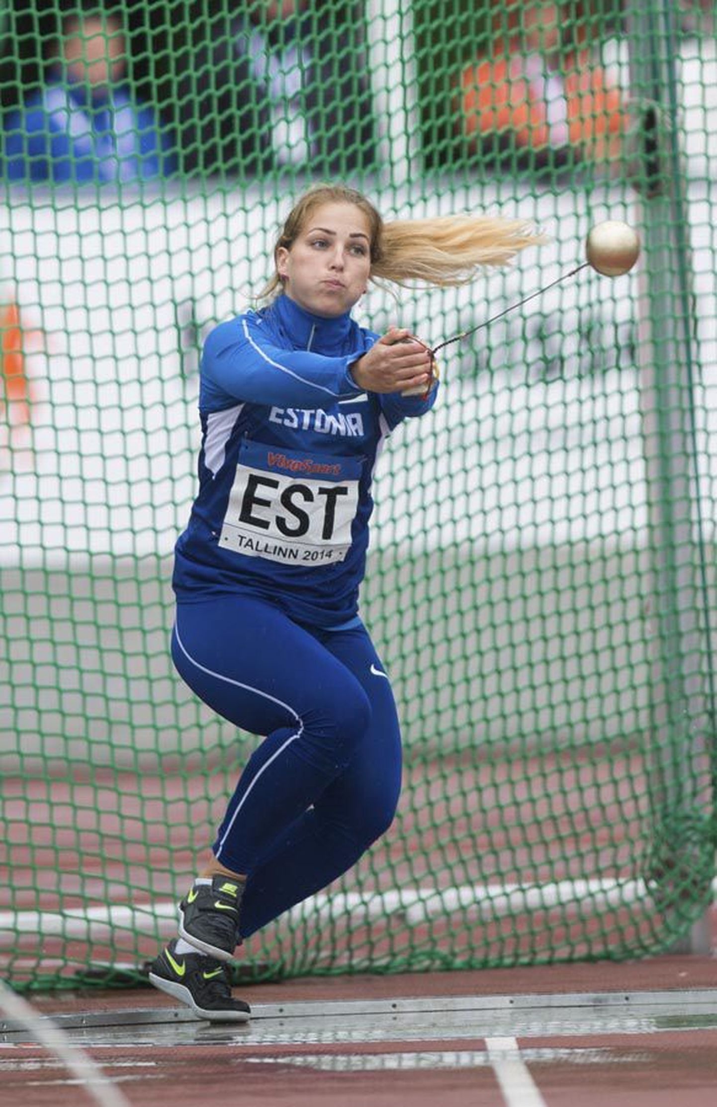 Viljandimaa vasaraheitja Kati Ojaloo püstitas heitjate seeriavõistlusel uue Eesti naiste rekordi 67.12.