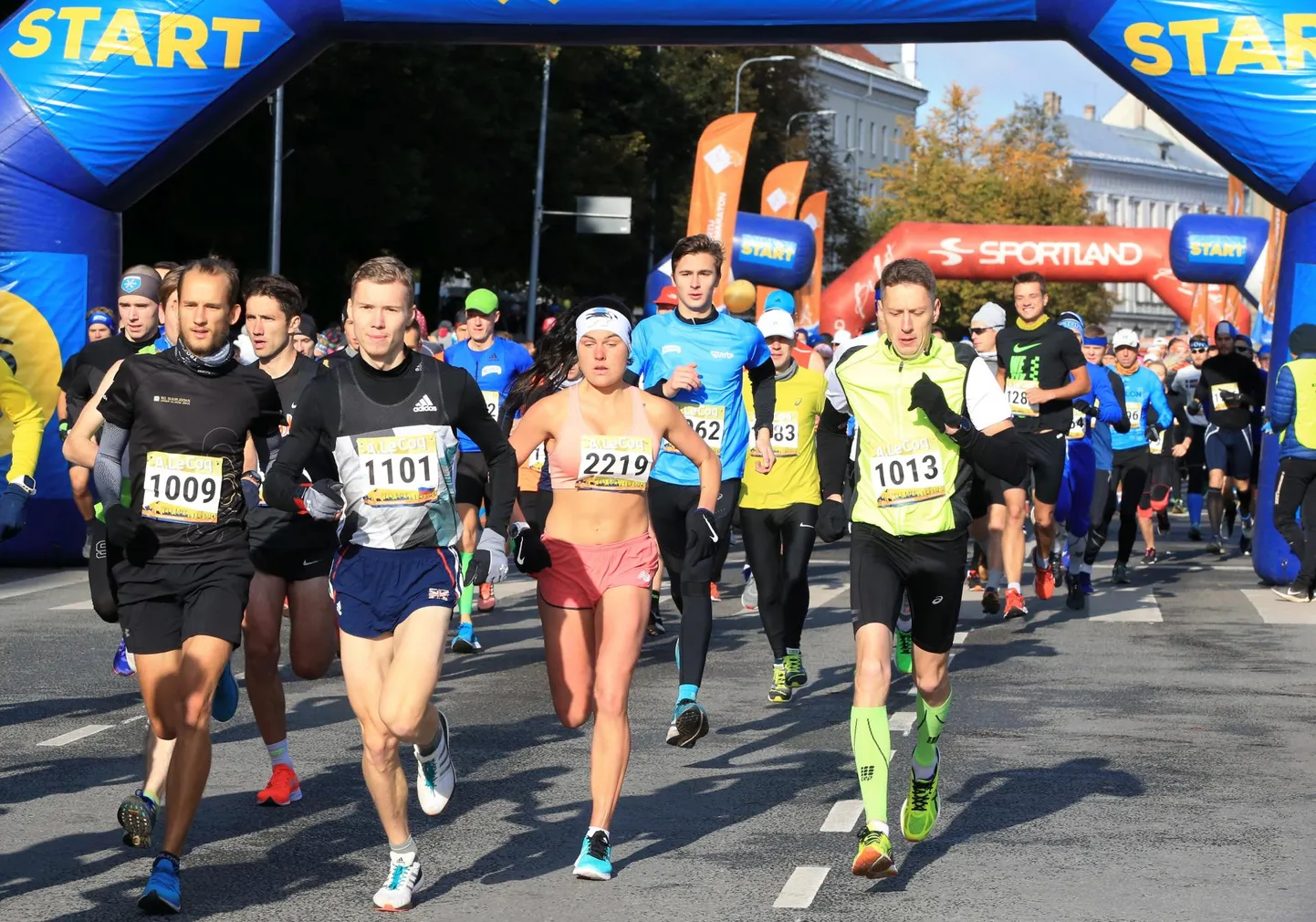 9. Tartu linnamaratonile on ennast kirja pannud 2205 inimest, mis on ligikaudu poole vähem kui eelmisel aastal.