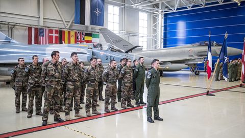Galerii: Prantsusmaa õhuväelased asusid valvama Balti riikide õhuruumi