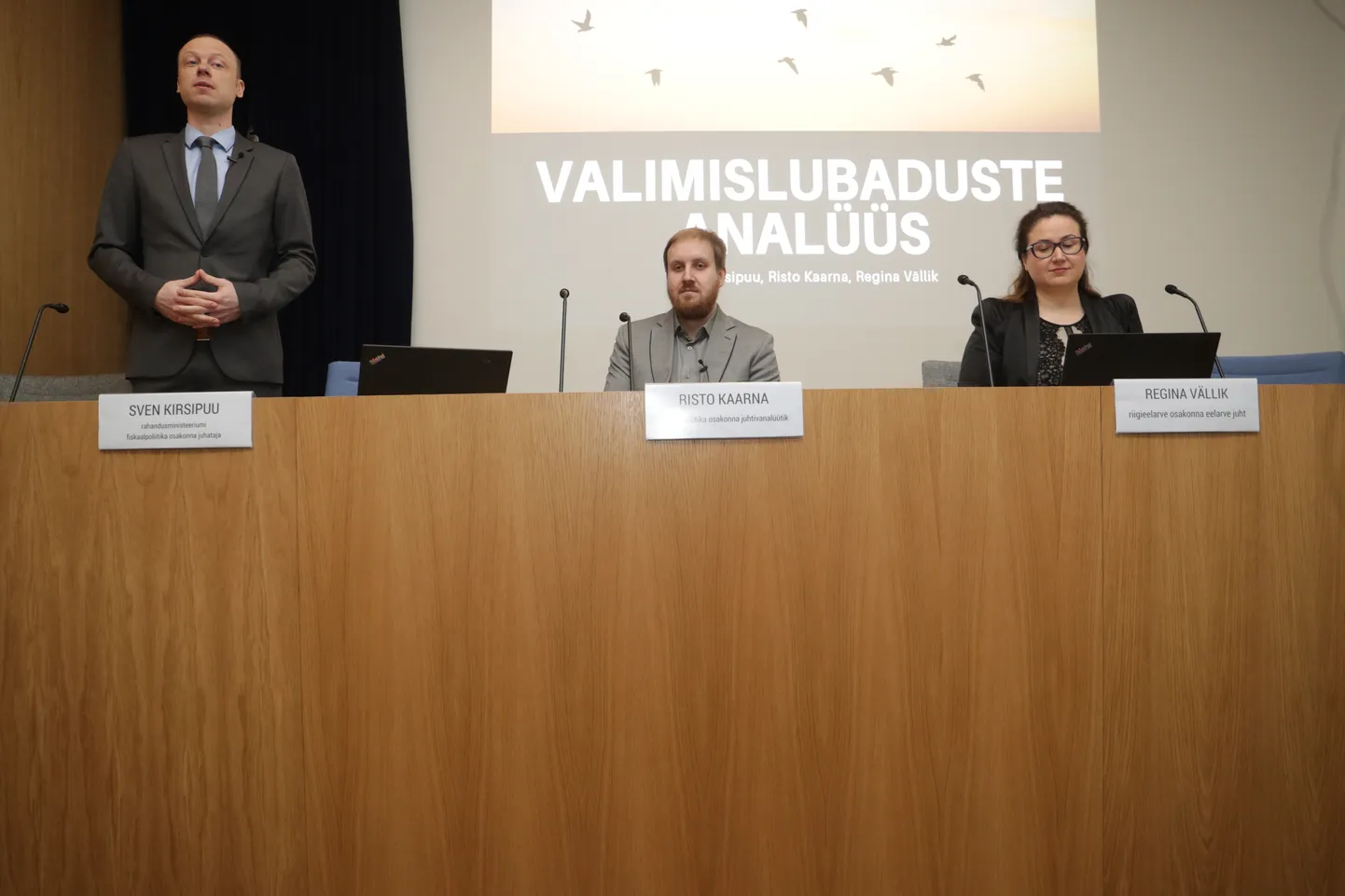 Rahandusministeeriumi erakondade valimislubaduste analüüs