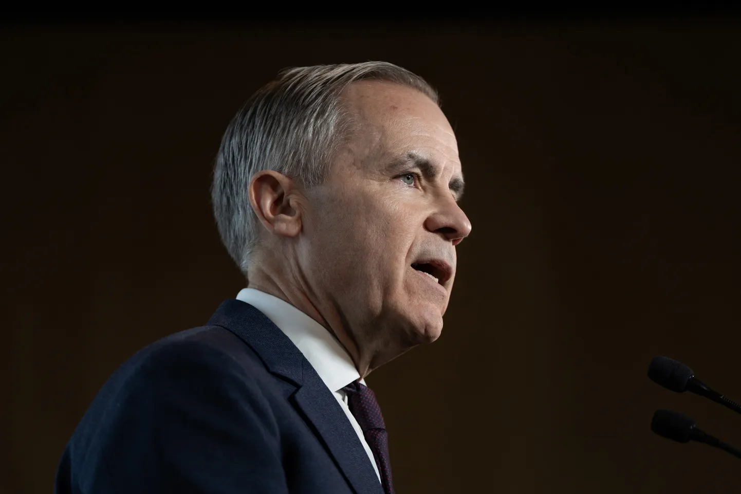 Kanada liberaalide liidri kandidaat Mark Carney kampaaniaüritusel Halifaxis 31. jaanuaril 2025.