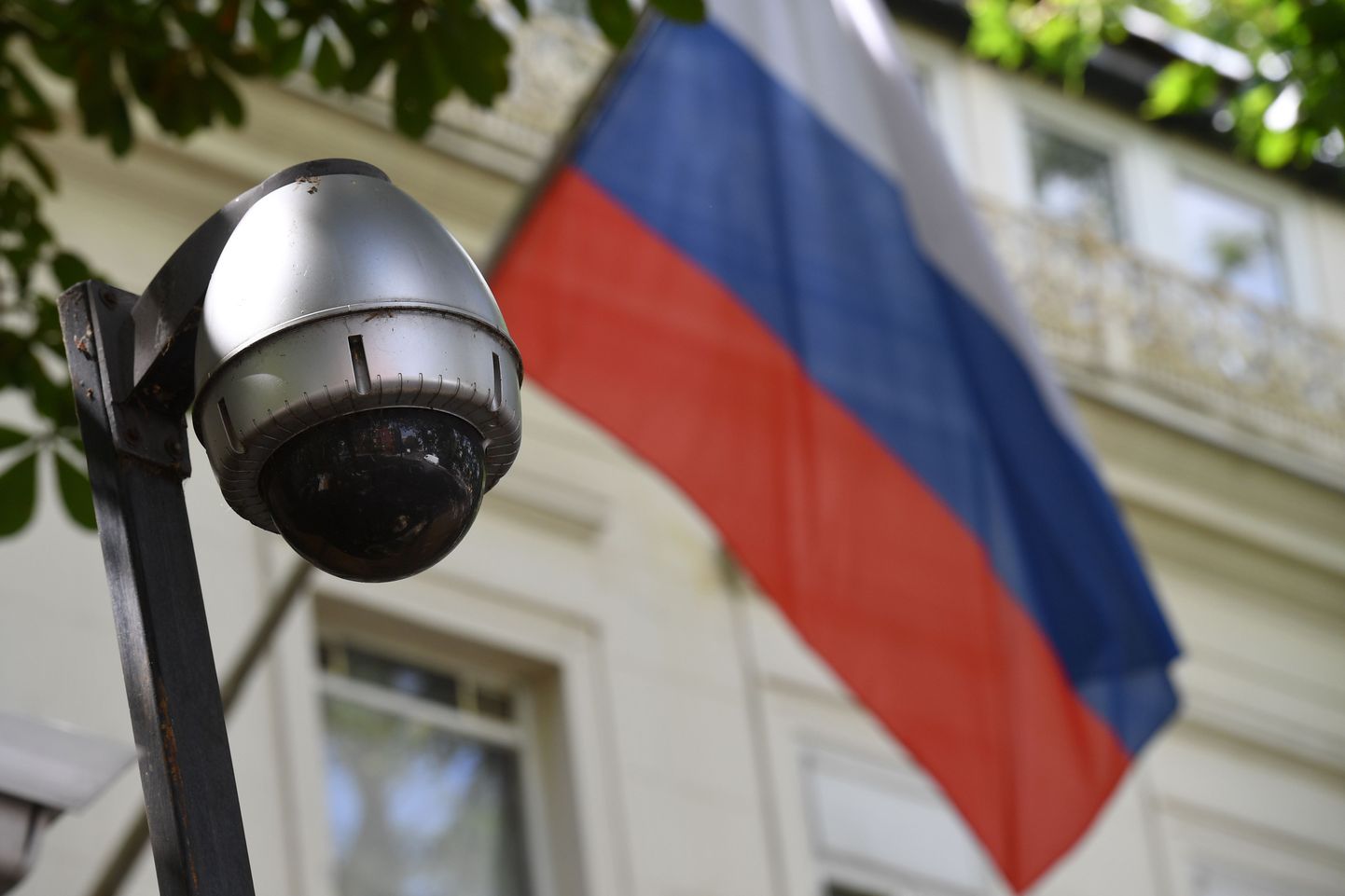 Londoni Vene konsulaadi valvekaamera.