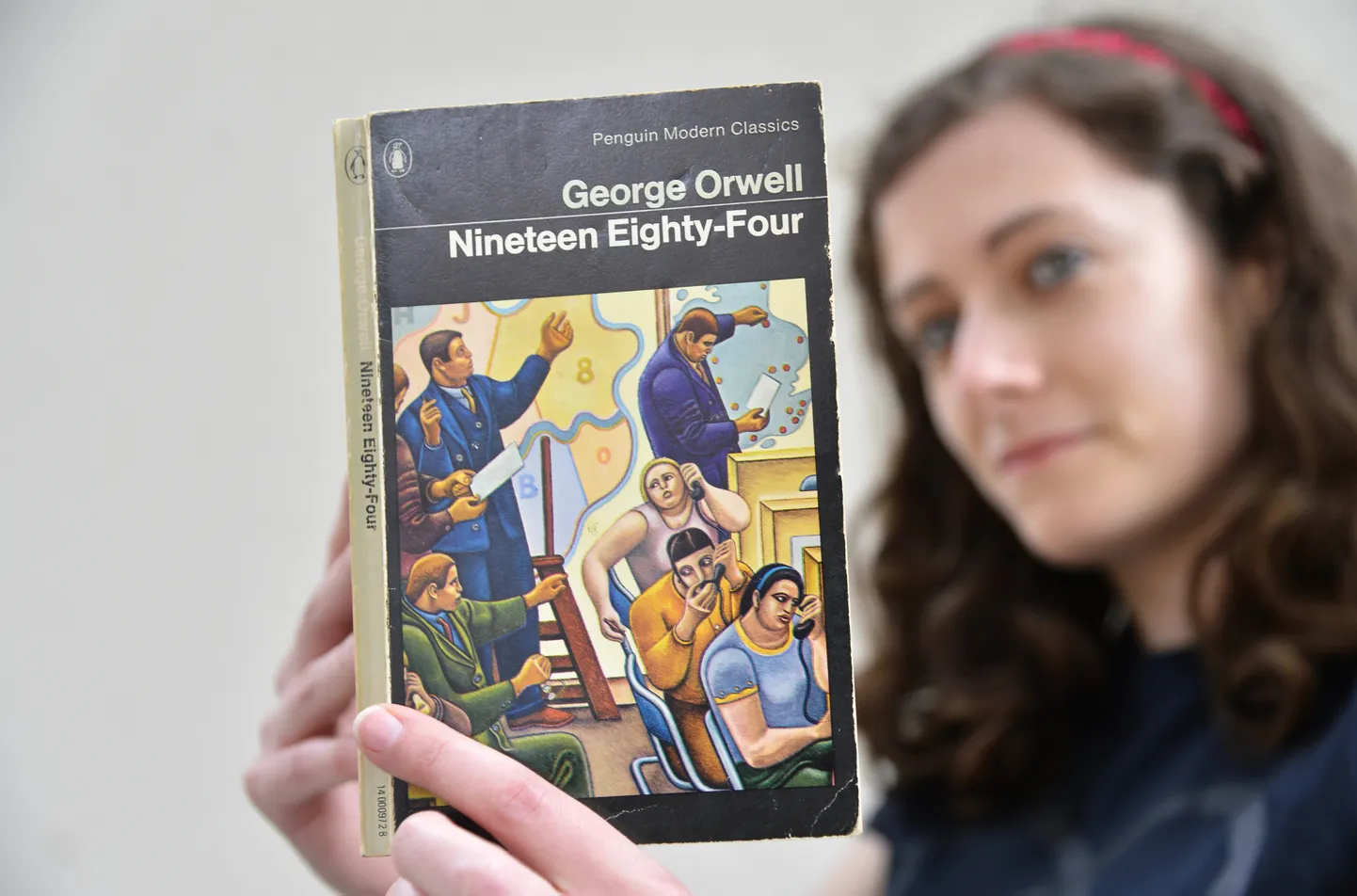 Pildil George Orwelli romaani «1984».