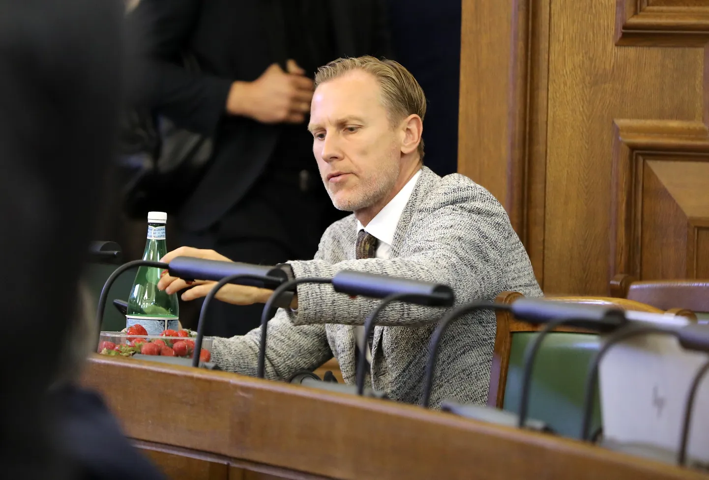 Nu jau bijušais politiķis Aldis Gobzems.