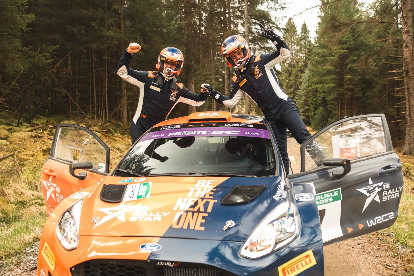 Võidukad Romet Jürgenson (25) ja Siim Oja (41). Järgmise verstapostina võetakse sihikule kõrged kohad WRC2-sarjas.
