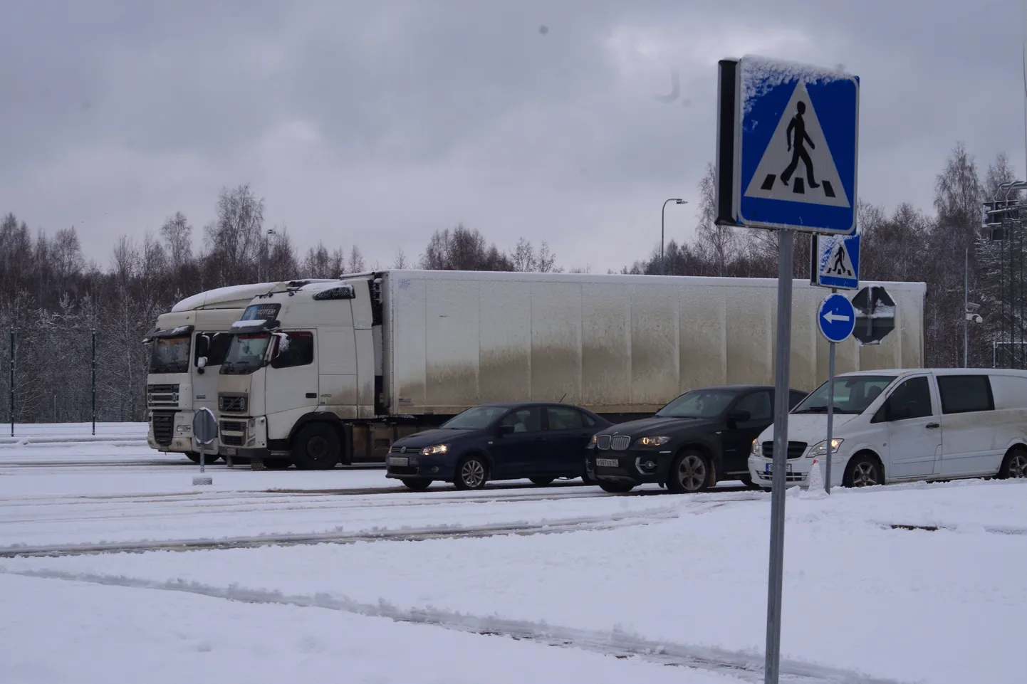 Luhamaa piiripunkt. Foto on illustatiivne.