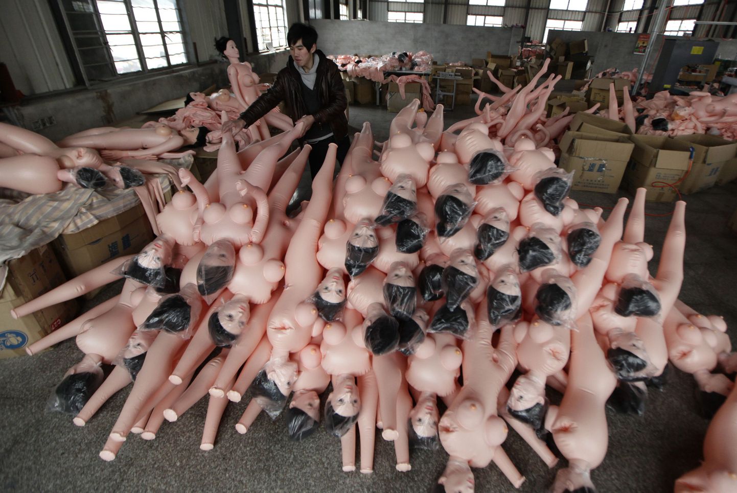 Seksimänguasjade vabrik Hiinas