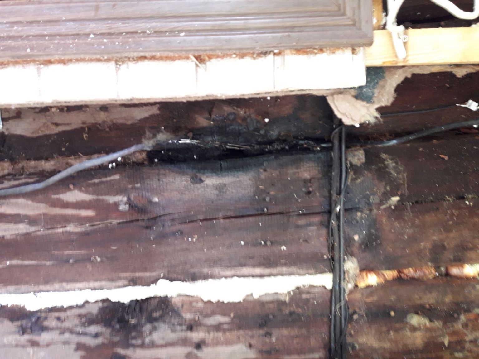 Suitsu immitses elumaja seina vahelt, põhjuseks vigased juhtmed.