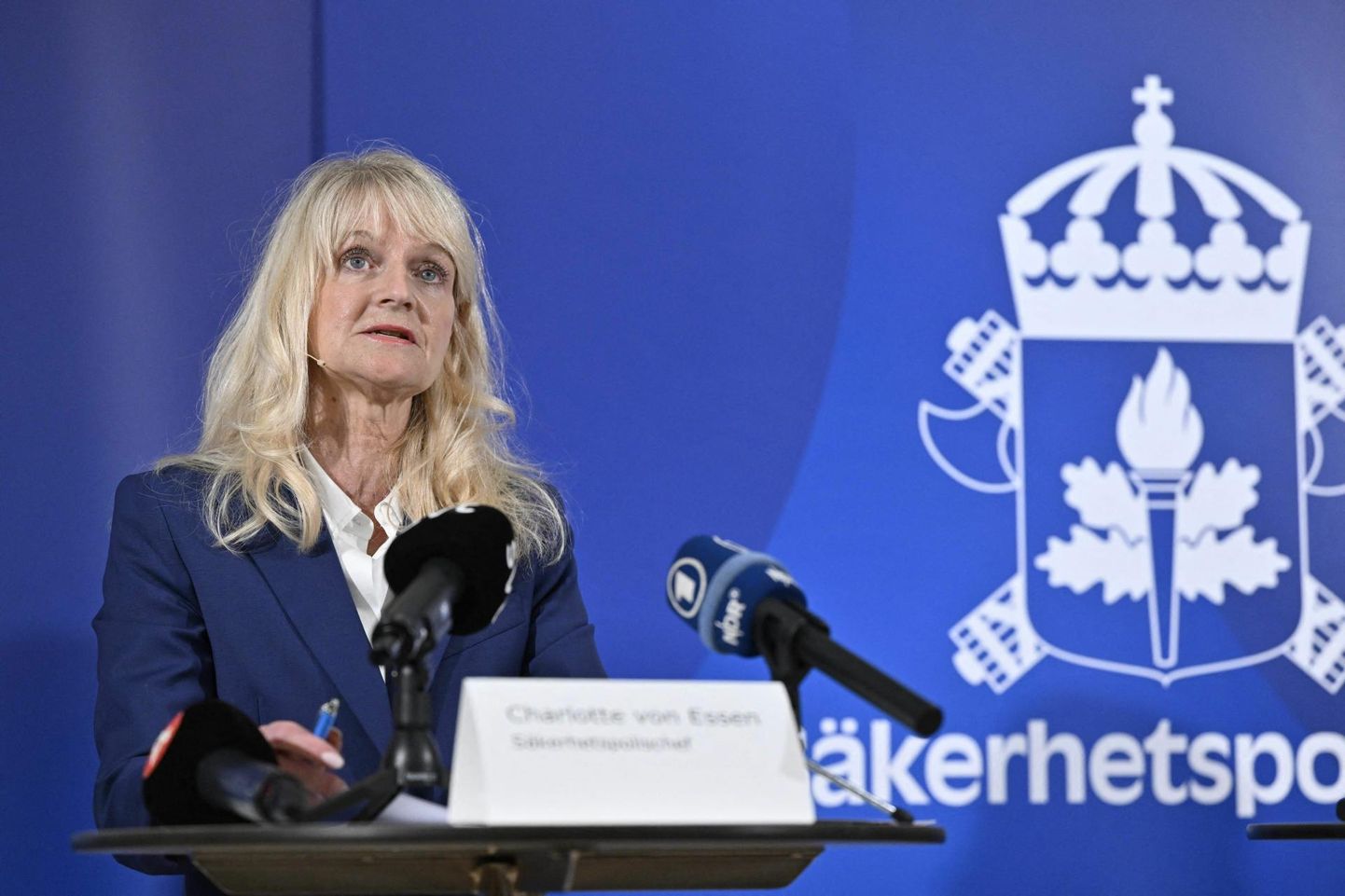 Rootsi kaitsepolitsei (Säpo) juht Charlotte von Essen.