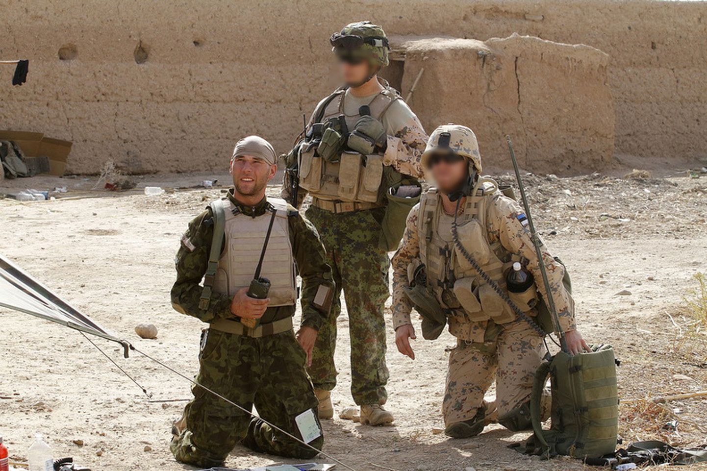 Марко Каселехт на службе в Афганистане.