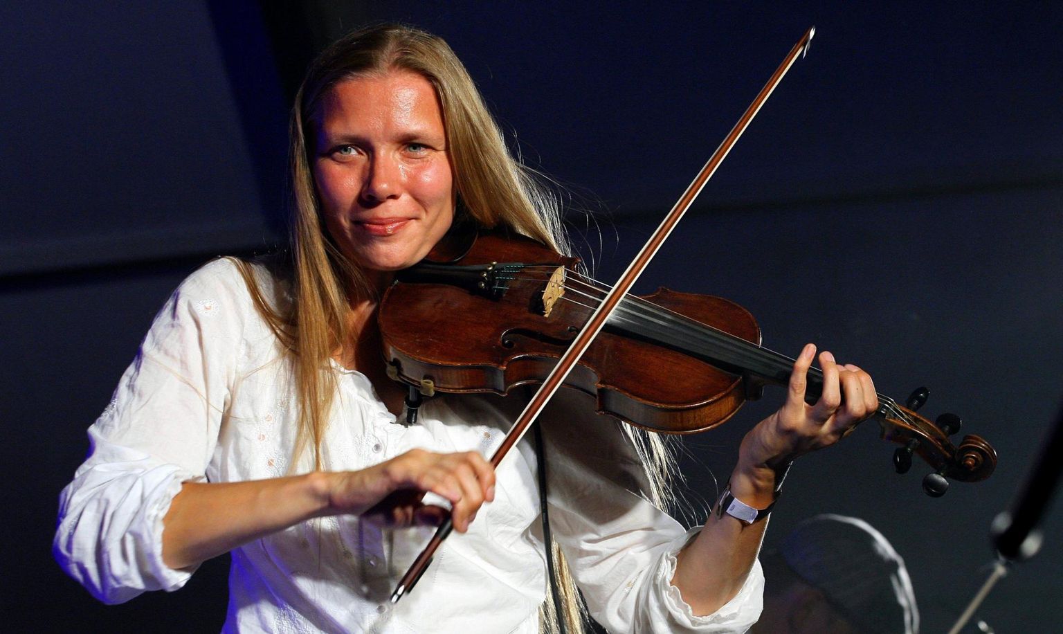 Viimane kord astusid Vägilased lavale 11 aastat tagasi Vljandi pärimusmuusika festivail. Pildil on ansambli solist Meelika Hainsoo.