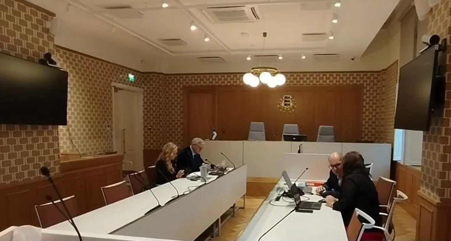 Istung Valga kohtumajas.