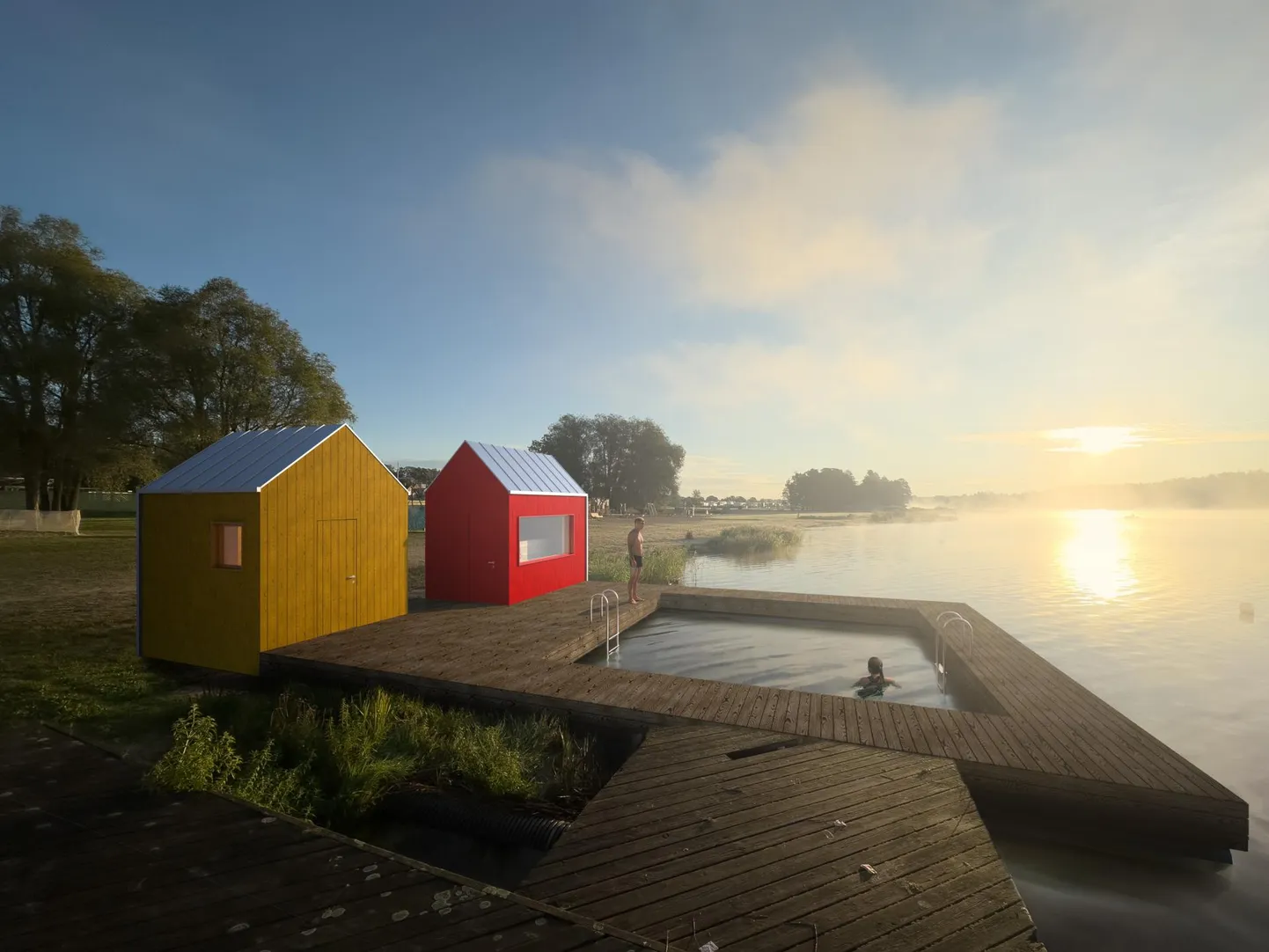 Uudsena laekus kaasava eelarve konkursile tänavu idee rajada saun Paala ja Viljandi järve äärde. Selline võiks hakata välja nägema parvsaun Viljandi järvel.