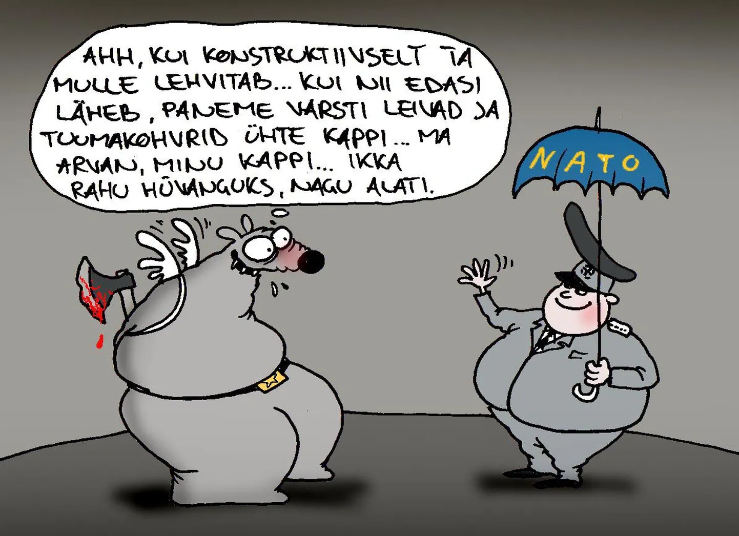 NATO uus juht ei jõua Venemaad ära imetleda.