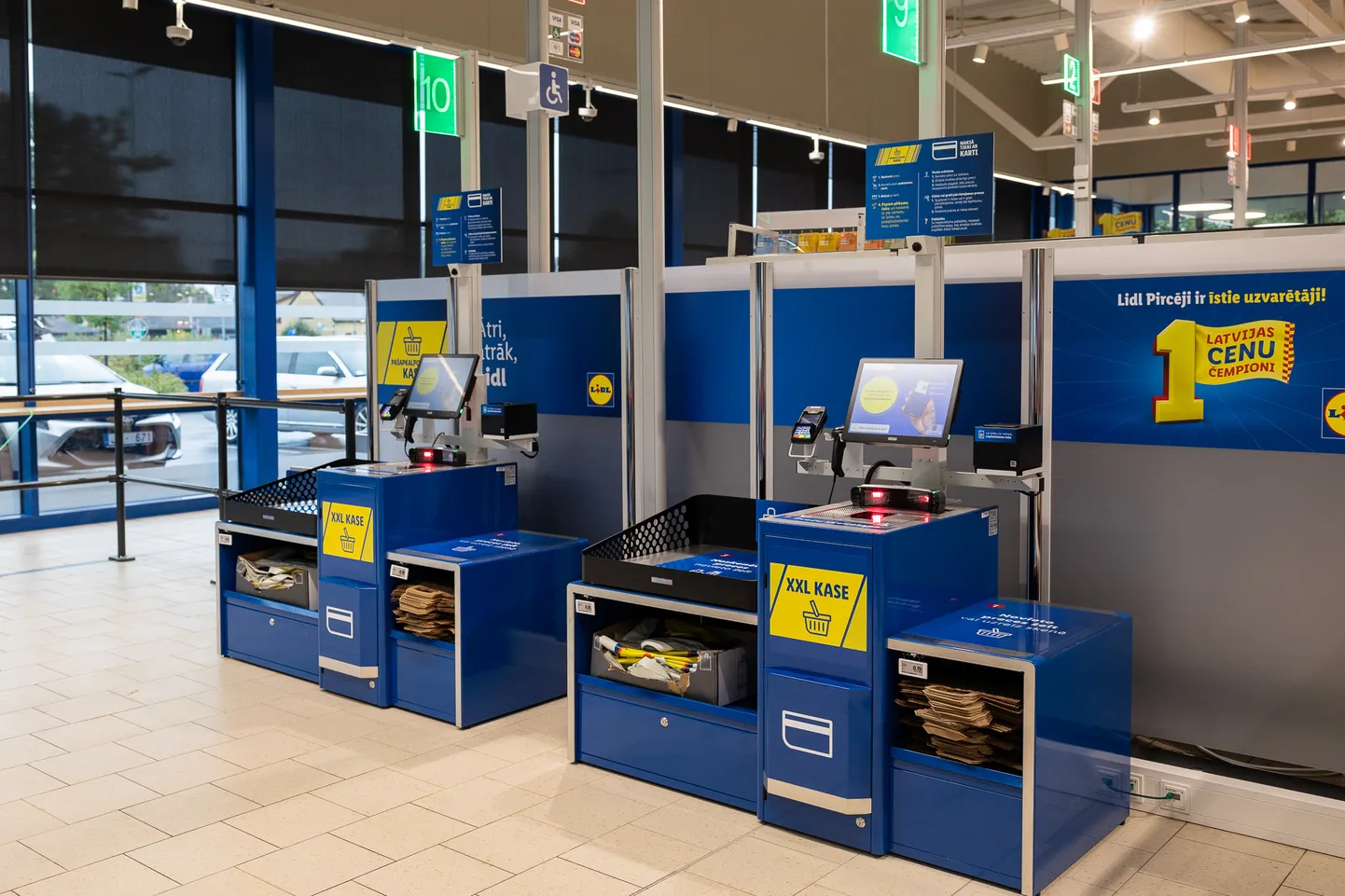 Кассы самообслуживания Lidl