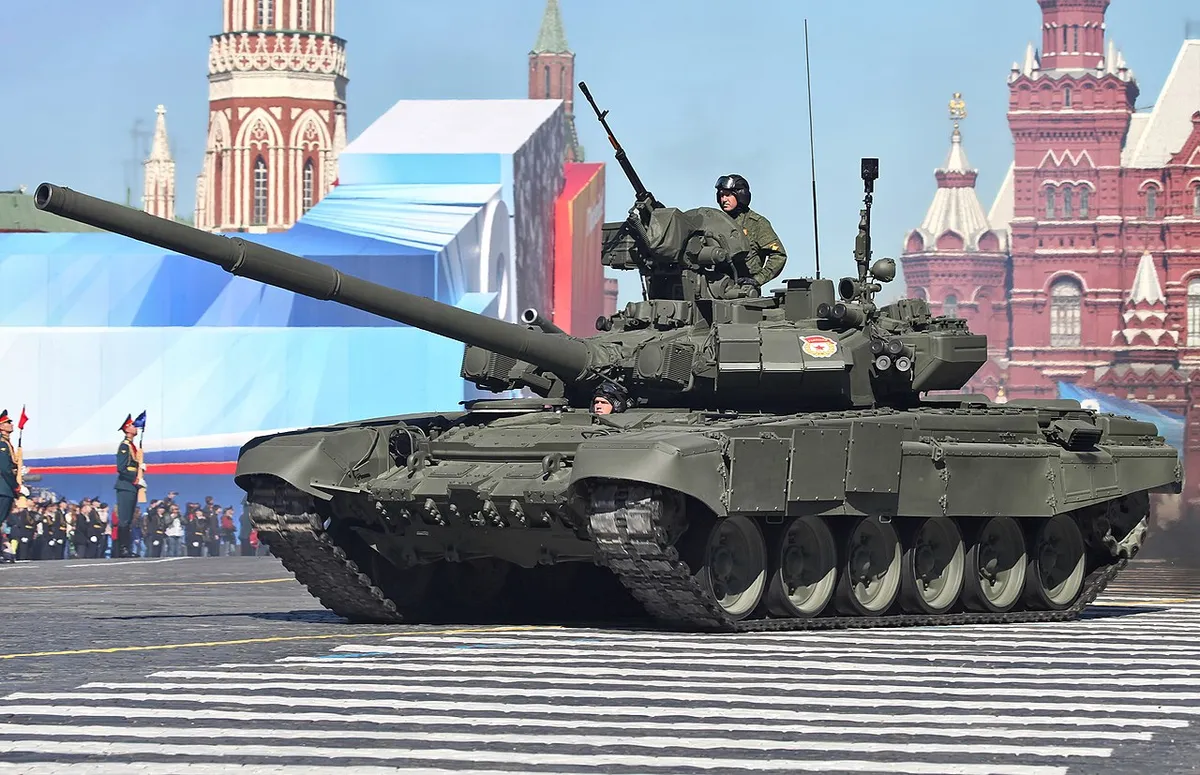 T-90A 2013.aastal Moskav Võidupüha paraadil