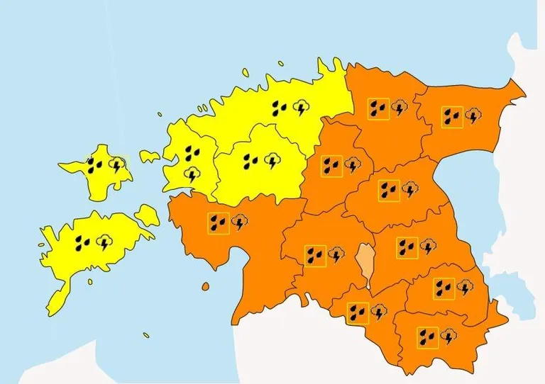 Ilmateenistus hoiatab tormi eest.