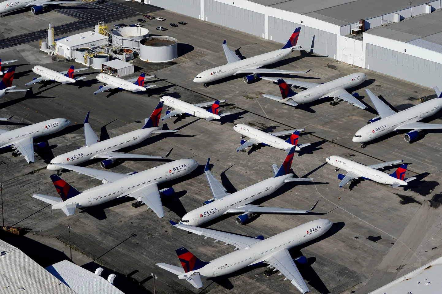Delta Air Lines lennukid.
