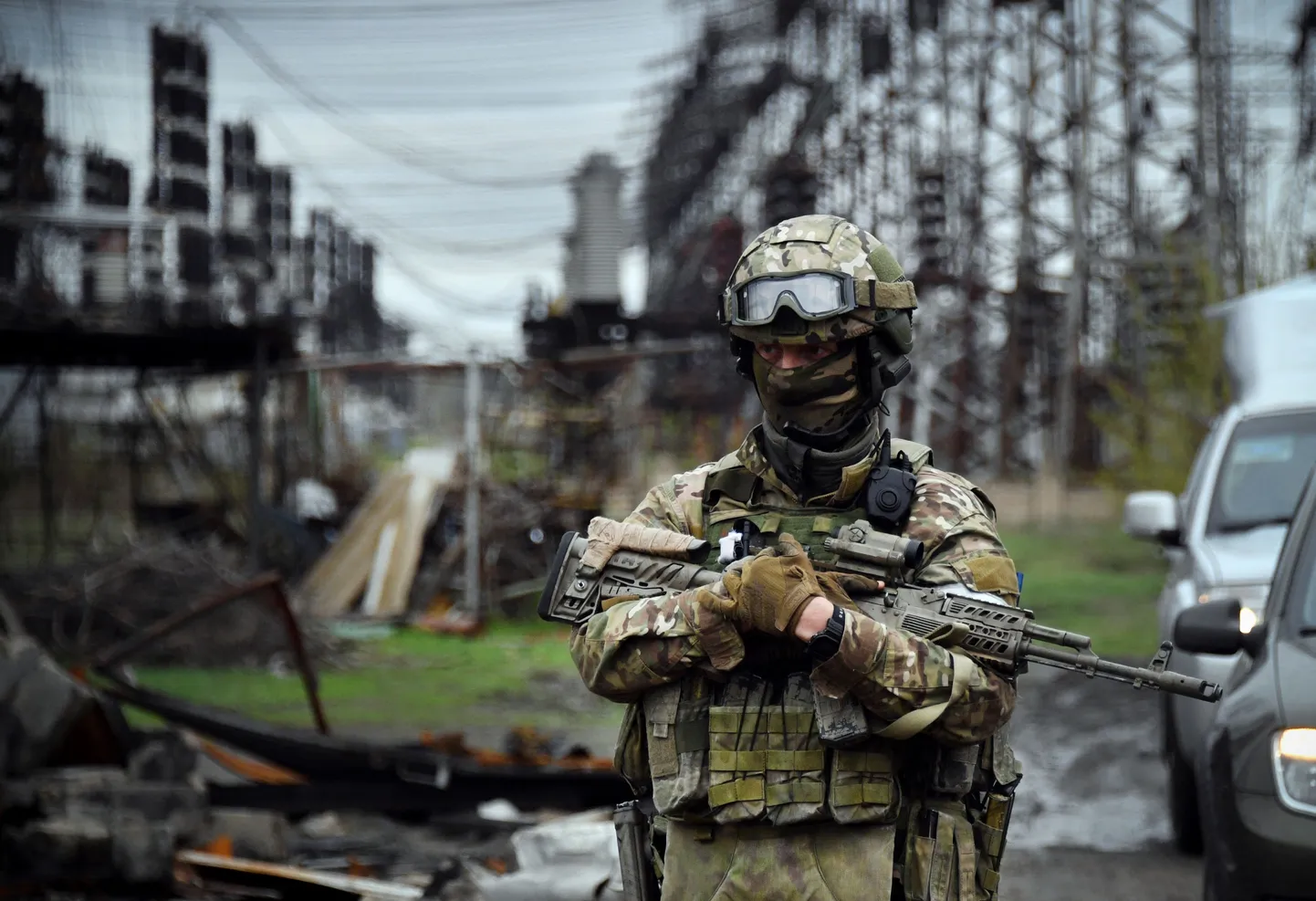 Российский солдат в Украине