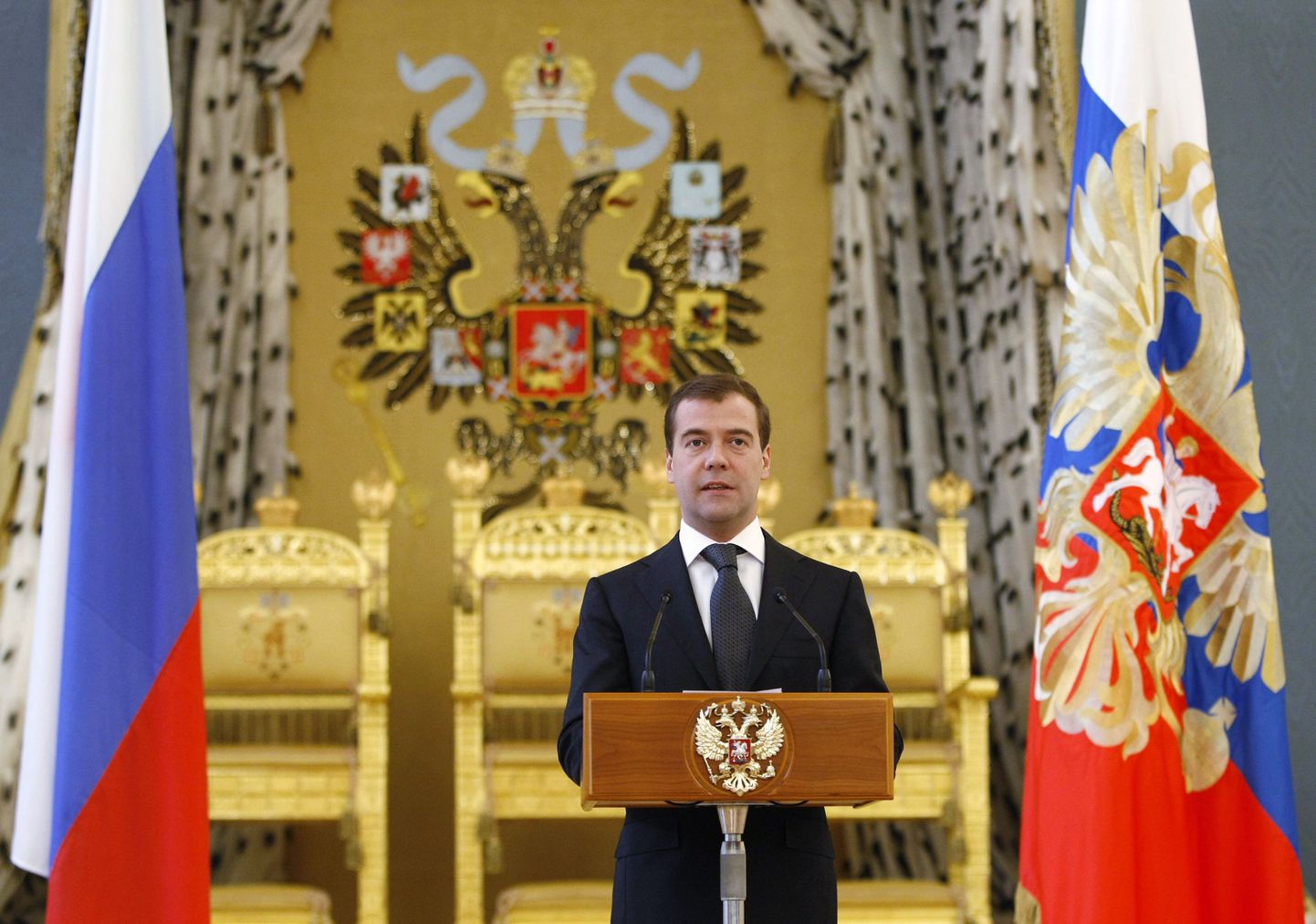 Venemaa president Dmitri Medvedev.