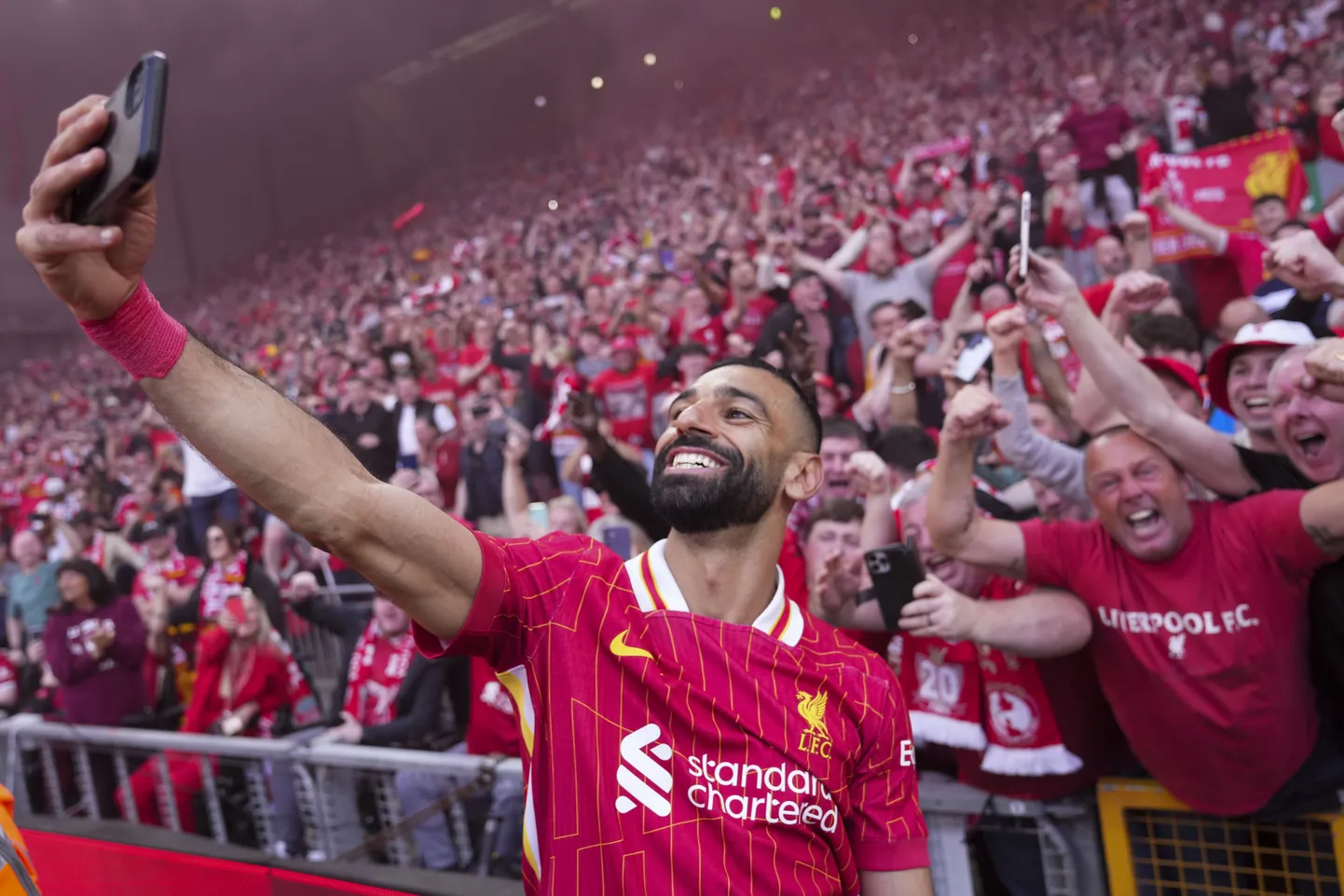 Mohamed Salah lõi Liverpooli 5:1 võidumängus värava.
