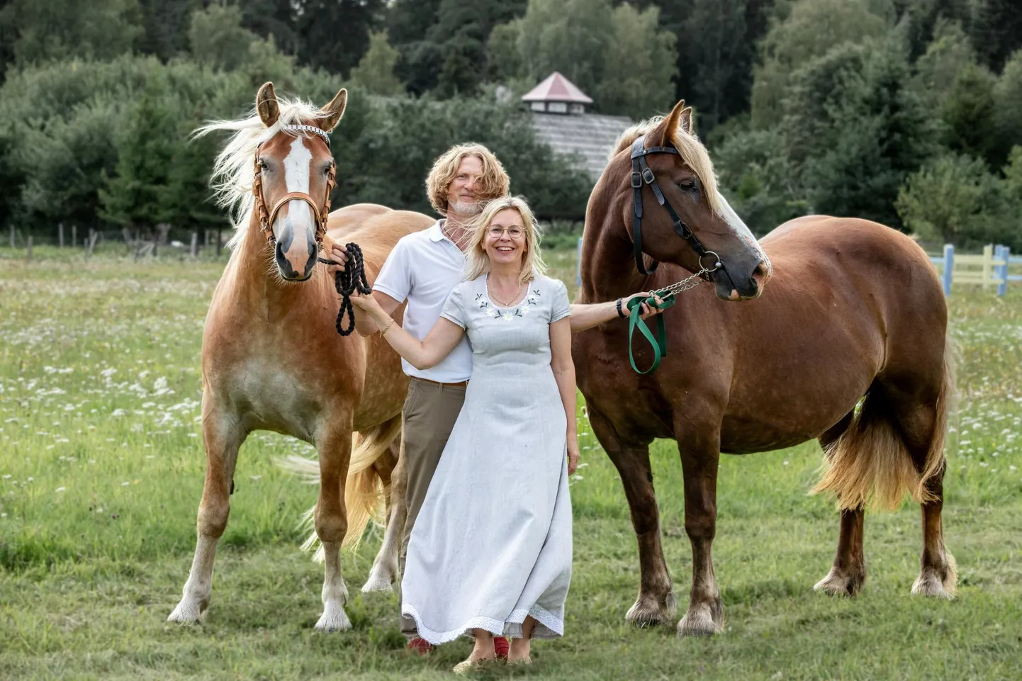 Maria talu peremees Enn Rand kasvatab eesti raskeveo­hobuseid ja abikaasa Riina Rand pani kahele neist nimed, nii esitlevadki nad oma Kullakallit ja Kallikallit.

 