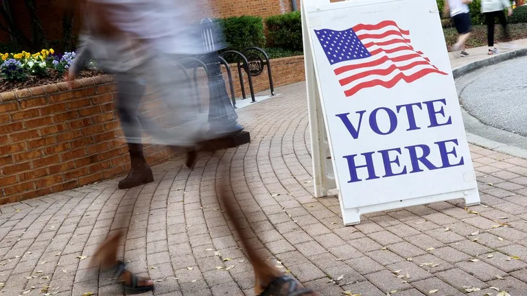 Избирательный участок в Смирне, штат Джорджия, 3 ноября 2022 года.