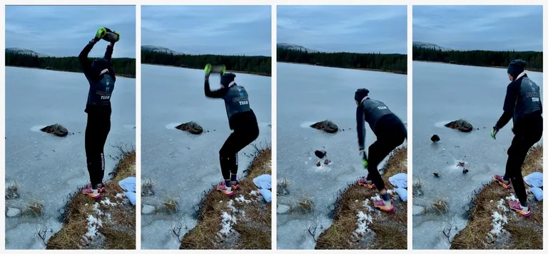 Jäälõhkuja Tuuli Tomingas.
