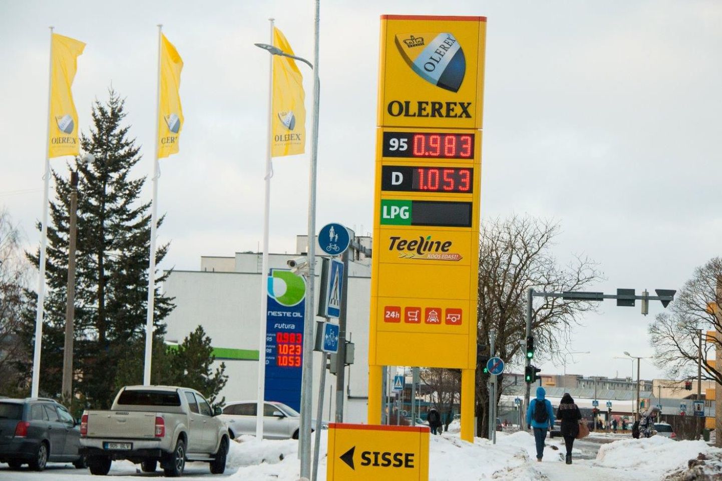Talvel sai Olerexi tanklatest märksa odavamat kütust.