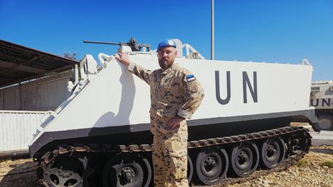 INTERVJUU ⟩ Ainuke Eesti rahuvalvaja Liibanonis: püüan jääda «poliitiliselt korrektseks», et pere kodus vähem muretseks